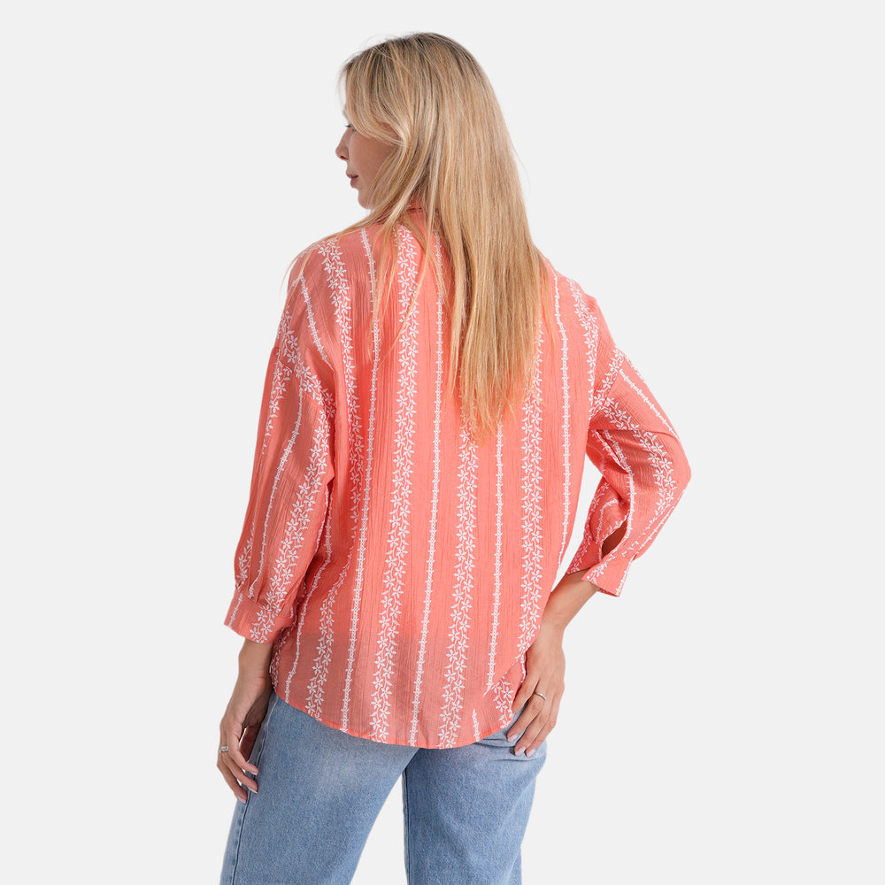 & Maisi Shirt (Size - Small) - Orange_8484102_2