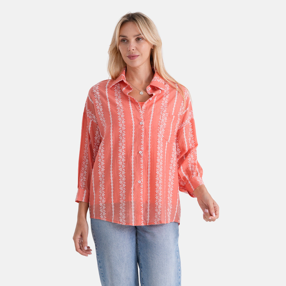 & Maisi Shirt (Size - Medium) - Orange_8484103