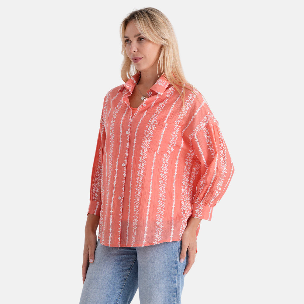 & Maisi Shirt (Size - Medium) - Orange_8484103_3