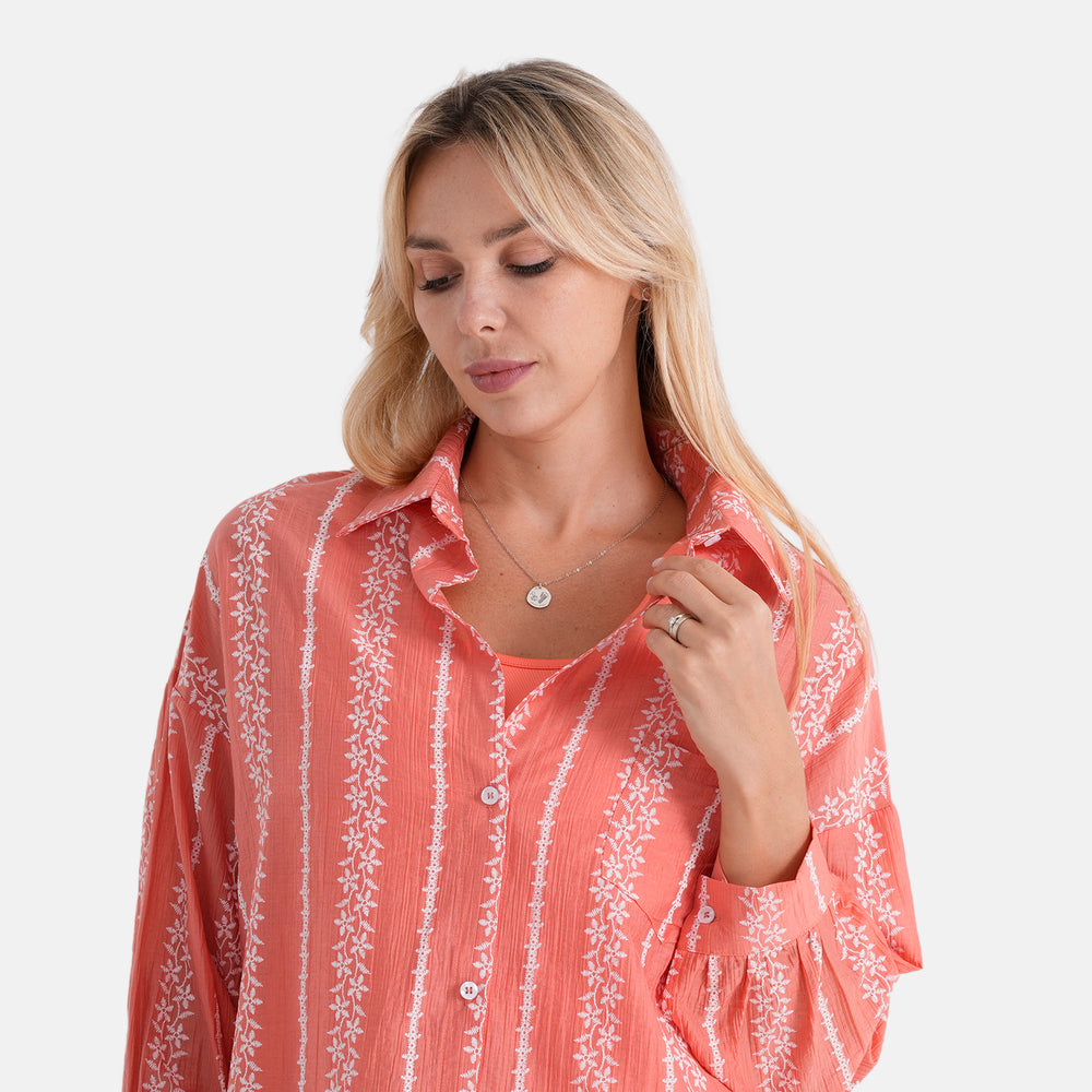 & Maisi Shirt (Size - Medium) - Orange_8484103_6