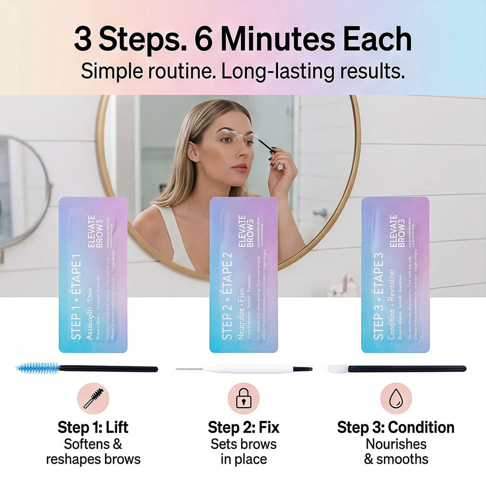 Elevate Brows - The Original DIY Brow Lamination Kit, Thio and Ammonia Free