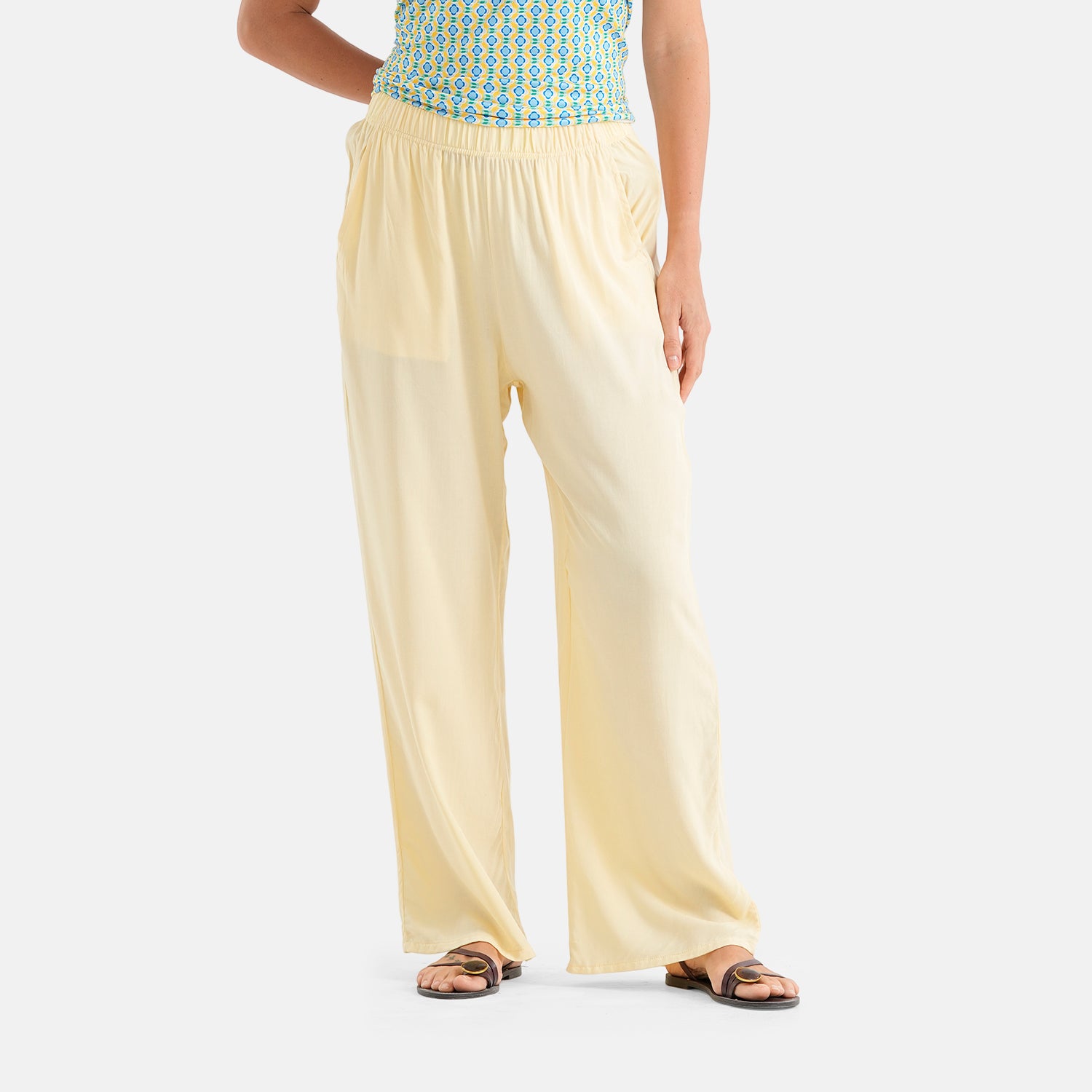 & Maisi Printed Loungwear (Size - Medium) - Yellow_8484450_5