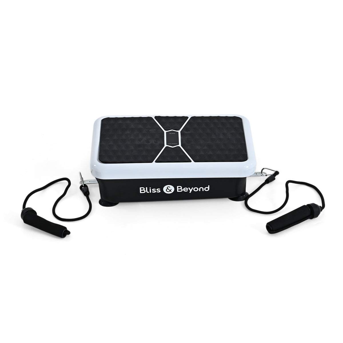 Bliss & Beyond Vibration Platform with EMS |Full-Body Power Plate with Resistance Bands and Remote
