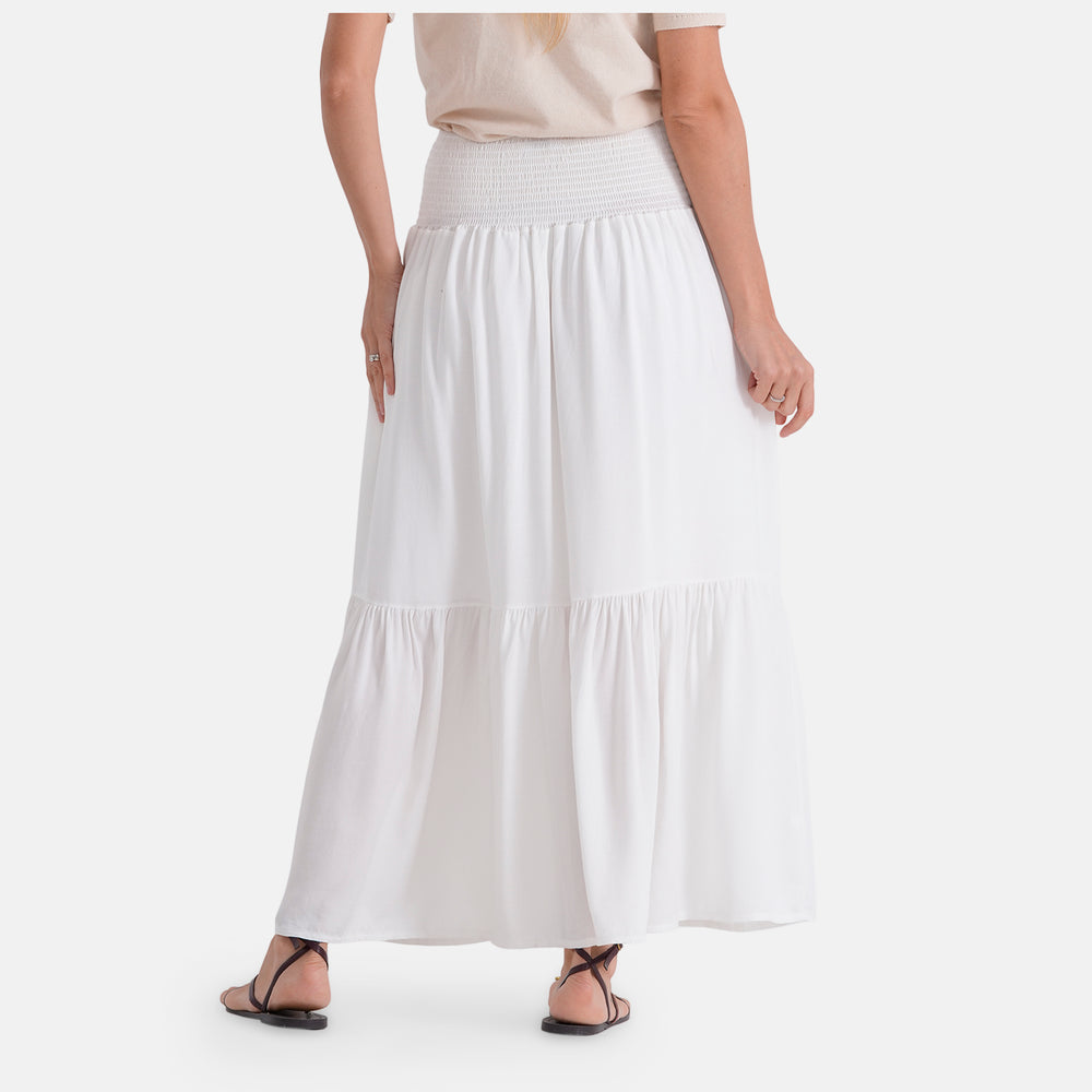 & Maisi Patterned Skirt (Size - One Size) - White_8486727_2