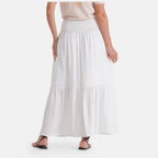 & Maisi Patterned Skirt (Size - One Size) - White_8486727_2