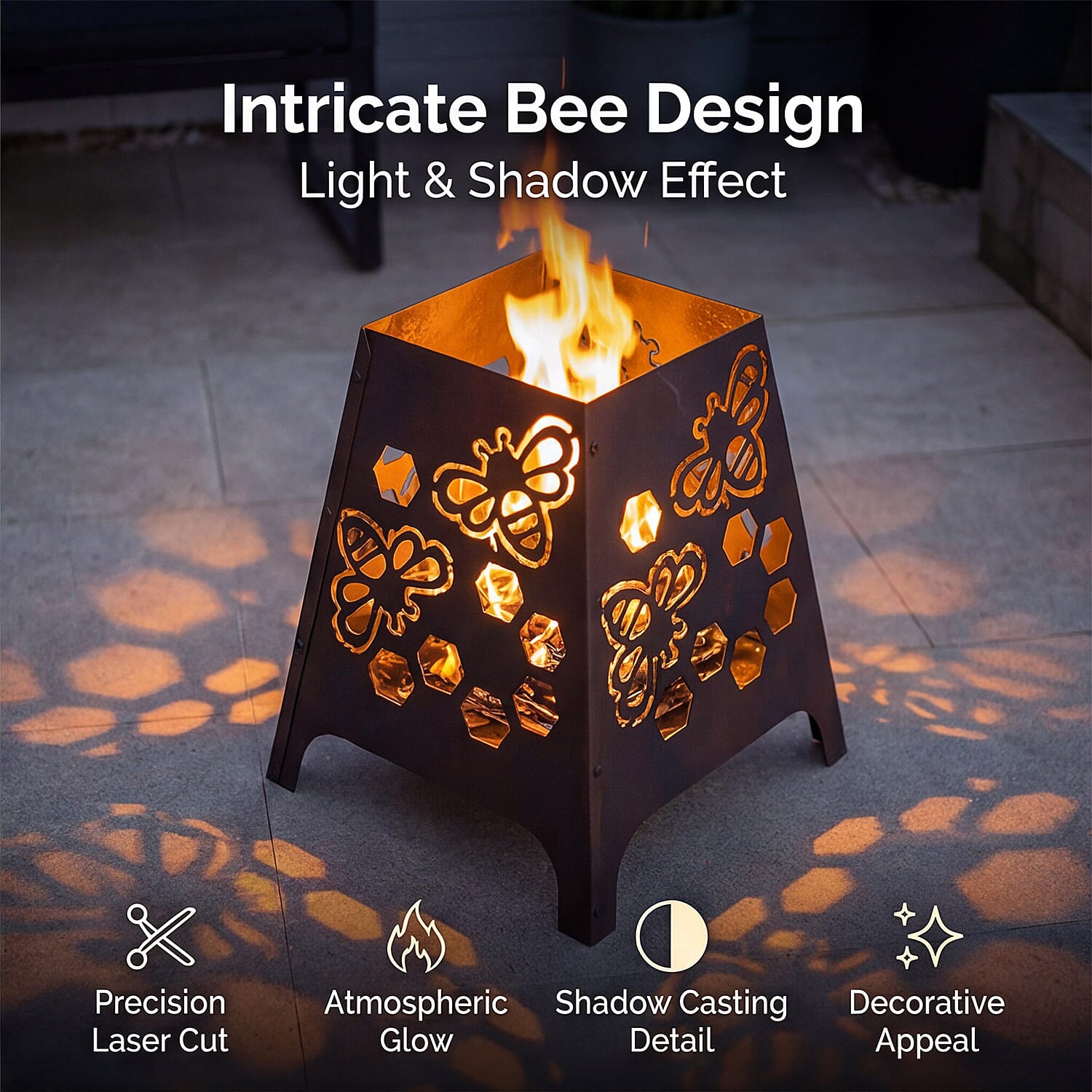 La Hacienda Busy Bee Fire Basket