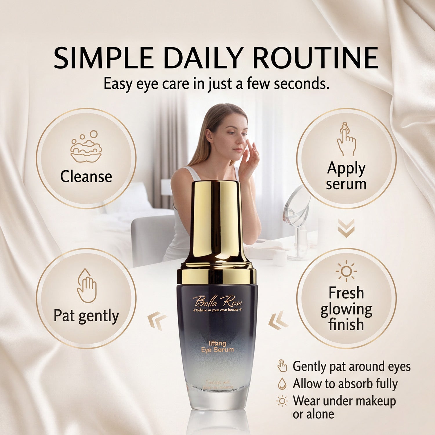 Bella Rose Lifting Eye Serum - 30ml