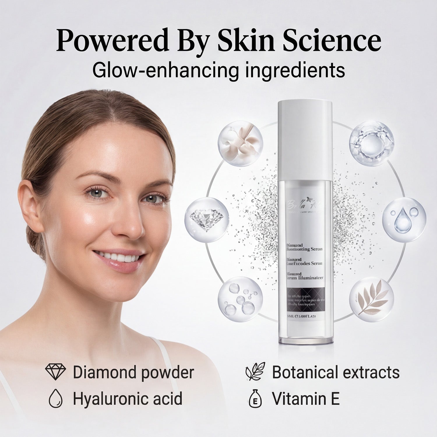 Bella Rose Diamond Serum - 50ml