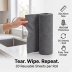 Multi-Purpose Cleaner Microfiber Cloth - Dark Grey