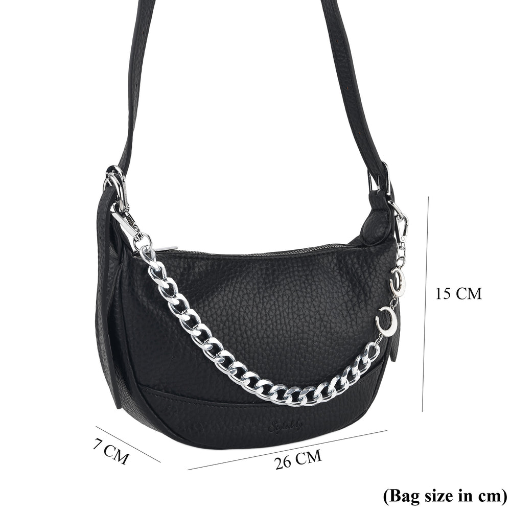 Styled By Crossbody Bag (Size - One Size) - Black_8499290_7