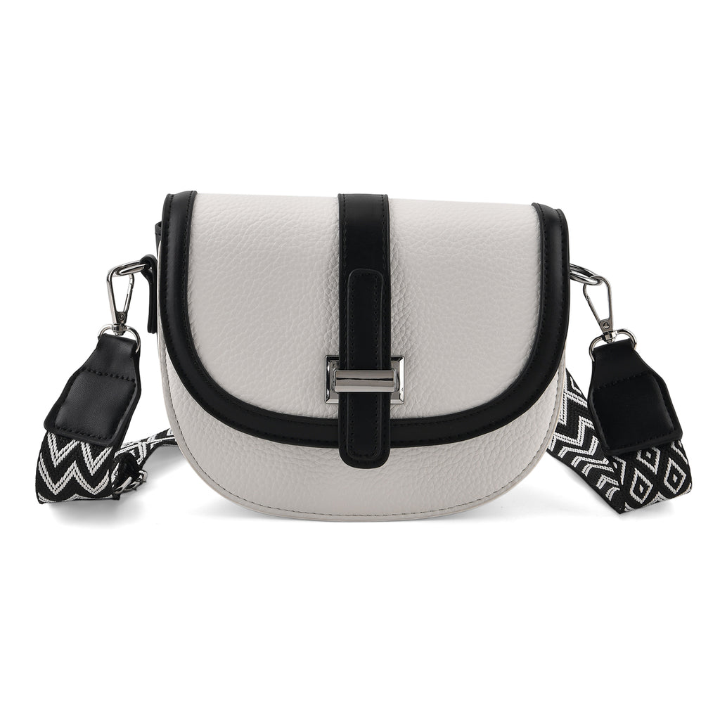 Styled By Crossbody Bag (Size - One Size) - Black White_8499303
