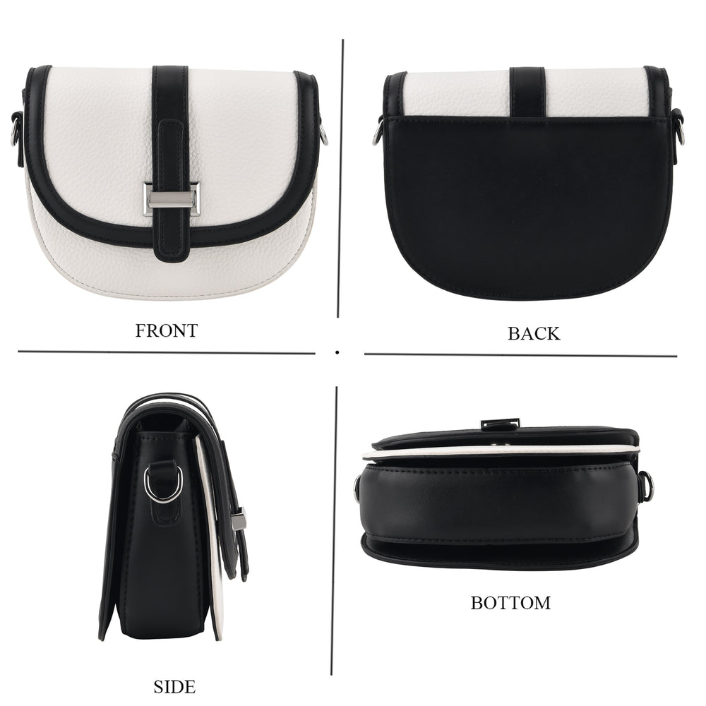 Styled By Crossbody Bag (Size - One Size) - Black White_8499303_4