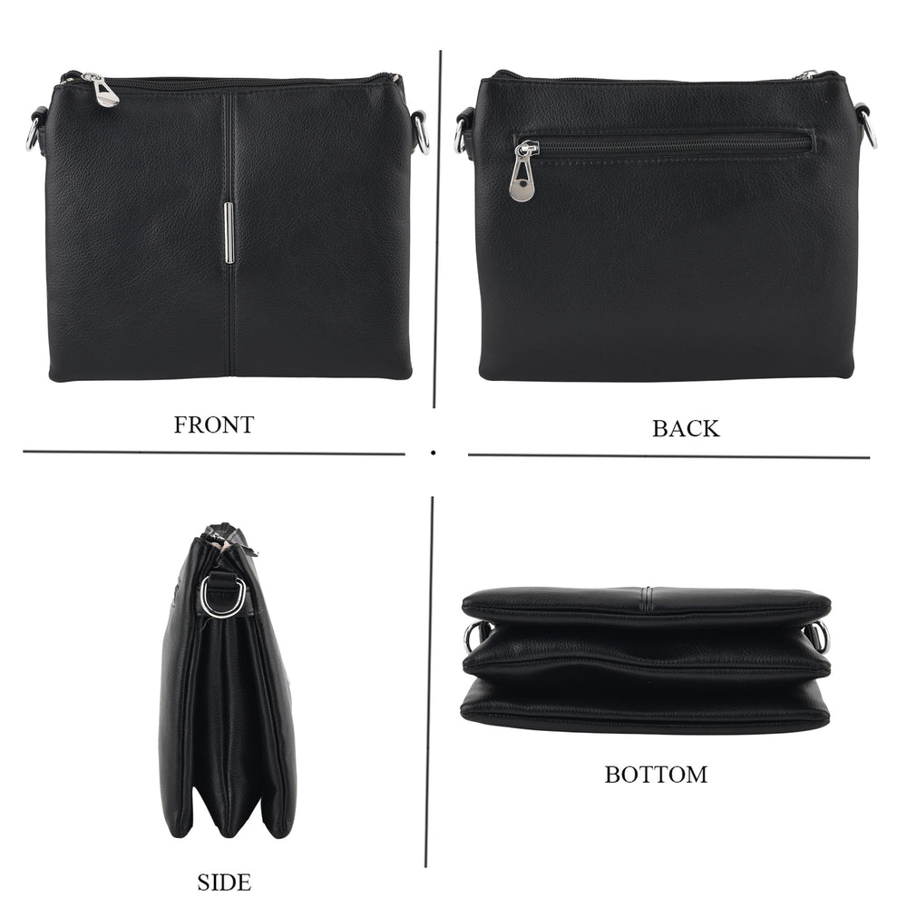 Styled By Crossbody Bag (Size - One Size) - Black_8499426_4