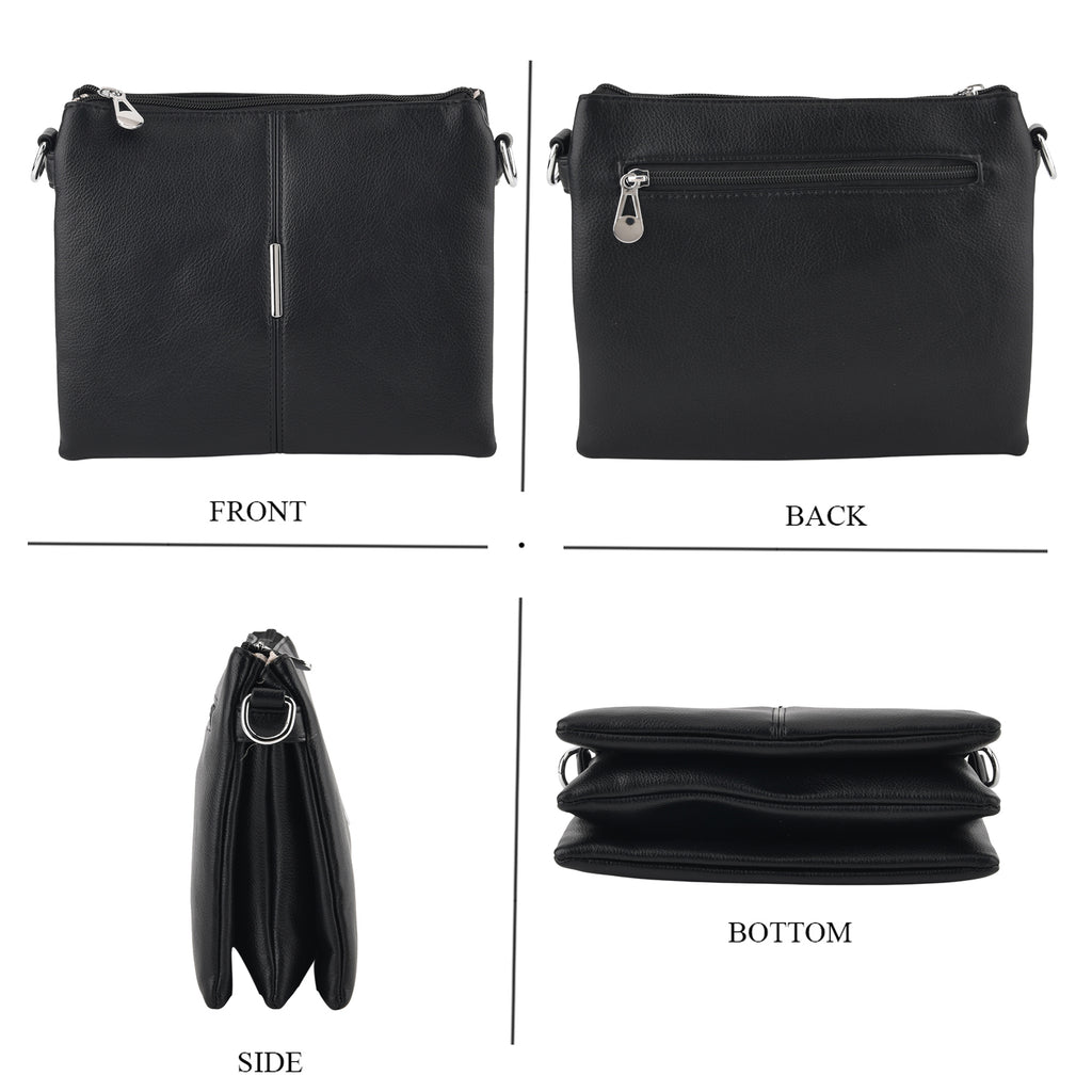 Styled By Crossbody Bag (Size - One Size) - Black_8499426_4