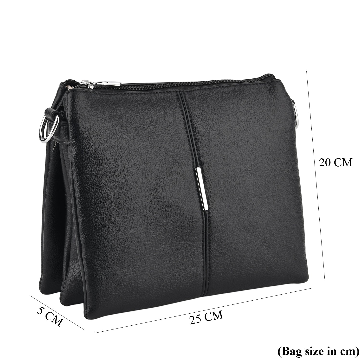 Styled By Crossbody Bag (Size - One Size) - Black_8499426_7