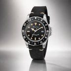 Mathey Tissot Quartz Mens Watch in Stainless Steel - Black_8500693