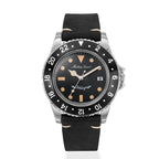 Mathey Tissot Quartz Mens Watch in Stainless Steel - Black_8500693_2