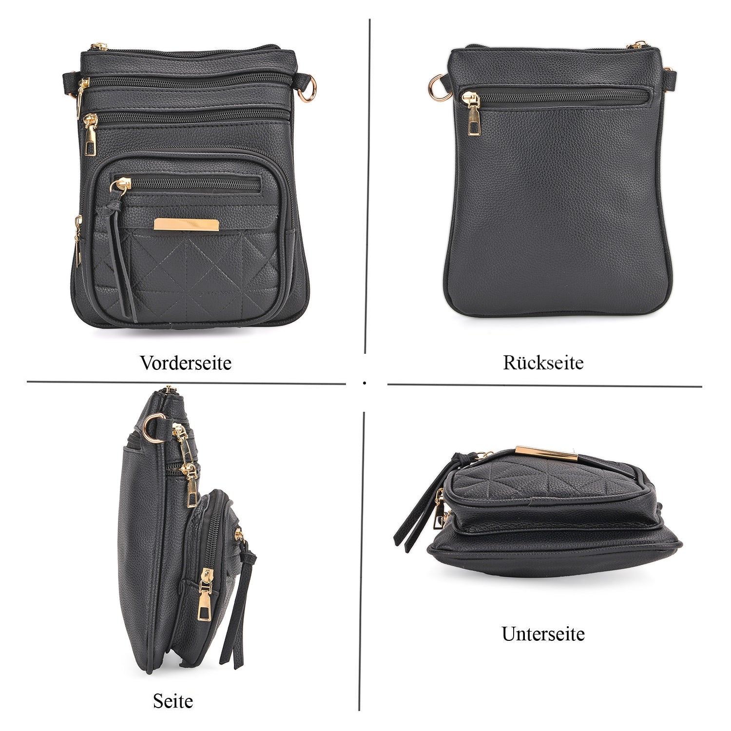 Crossbody Bag (Size - One Size) - Black_8502494_3