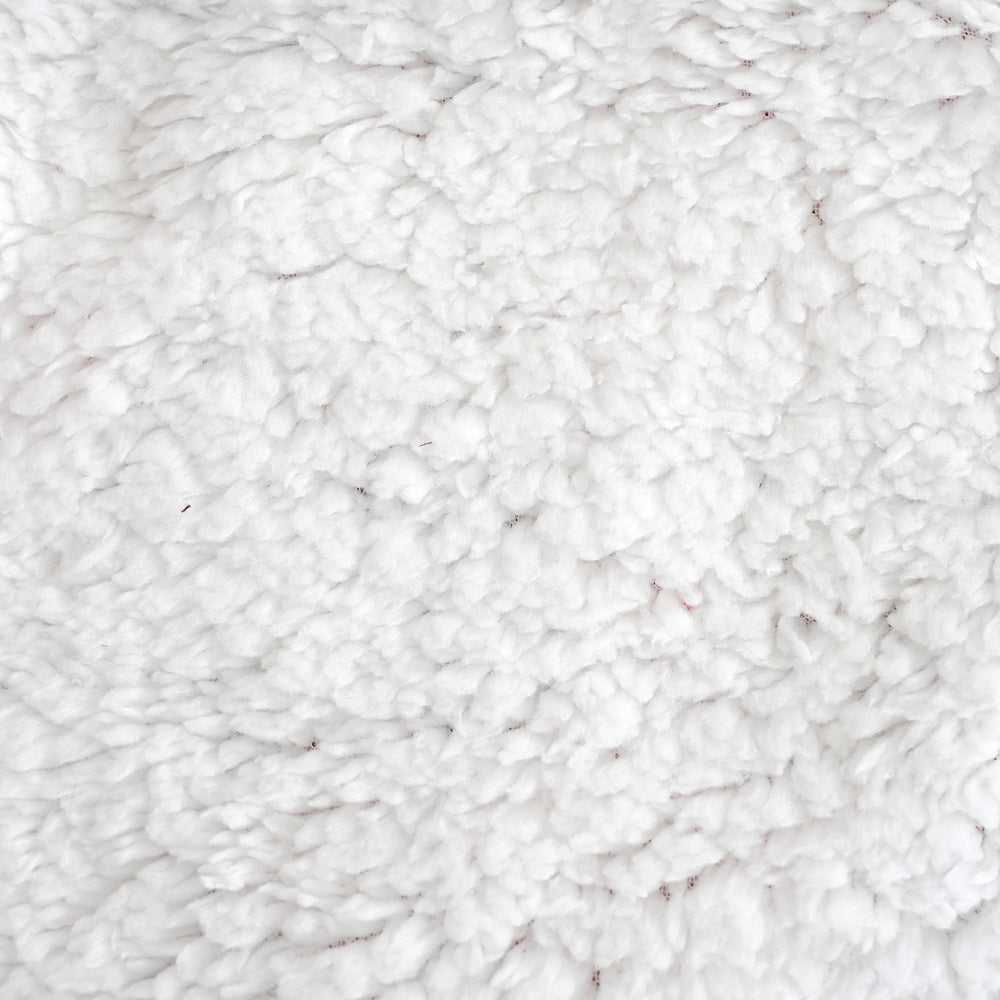 Bliss & Beyond Check Print Flannel & Sherpa Double Layer Heavyweight Blanket (150 x 200cm) - Burgundy Red & White_8502501_2