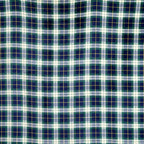 Bliss & Beyond Check Print Flannel & Sherpa Double Layer Heavyweight Blanket (150 x 200cm) - Dark Green & White_8502502_1