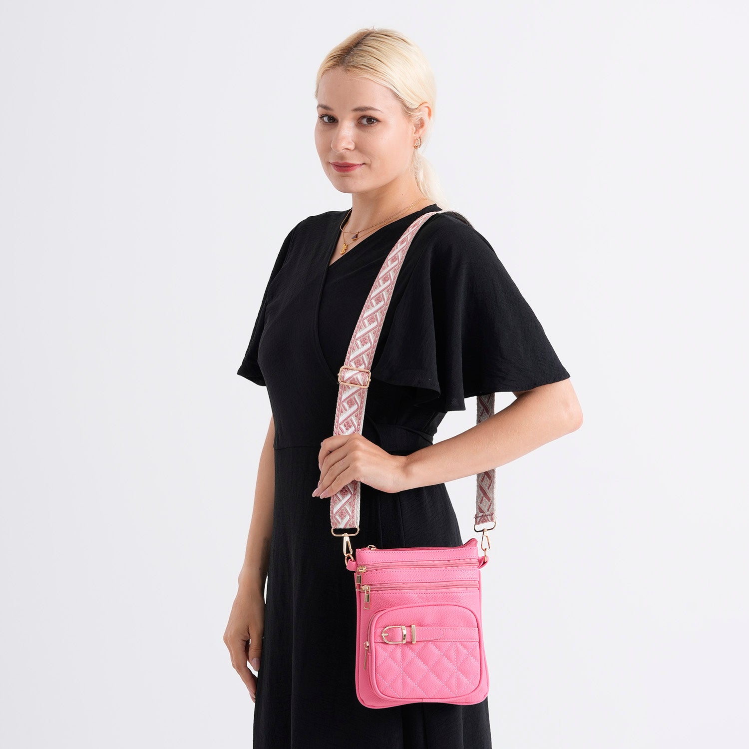 Crossbody Bag (Size - One Size) - Rose Pink_8502532_2