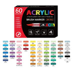 Pack of 60 Acrylic Colour Set