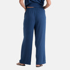 & Maisi Solid Jean and Pant/Trouser (Size - Small) - Navy Blue & Navy Blue_8502962_1