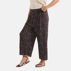 & Maisi Printed Jean and Pant/Trouser (Size - One Size) - Black_8504892_2