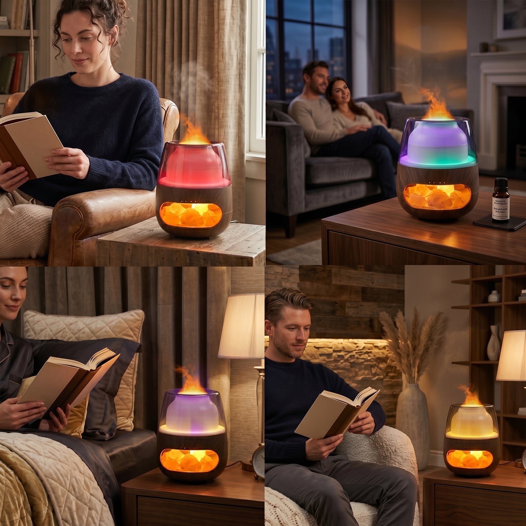 LIVMORE Diffuser (Size - One Size) - Grey & Transparent_8505601_1