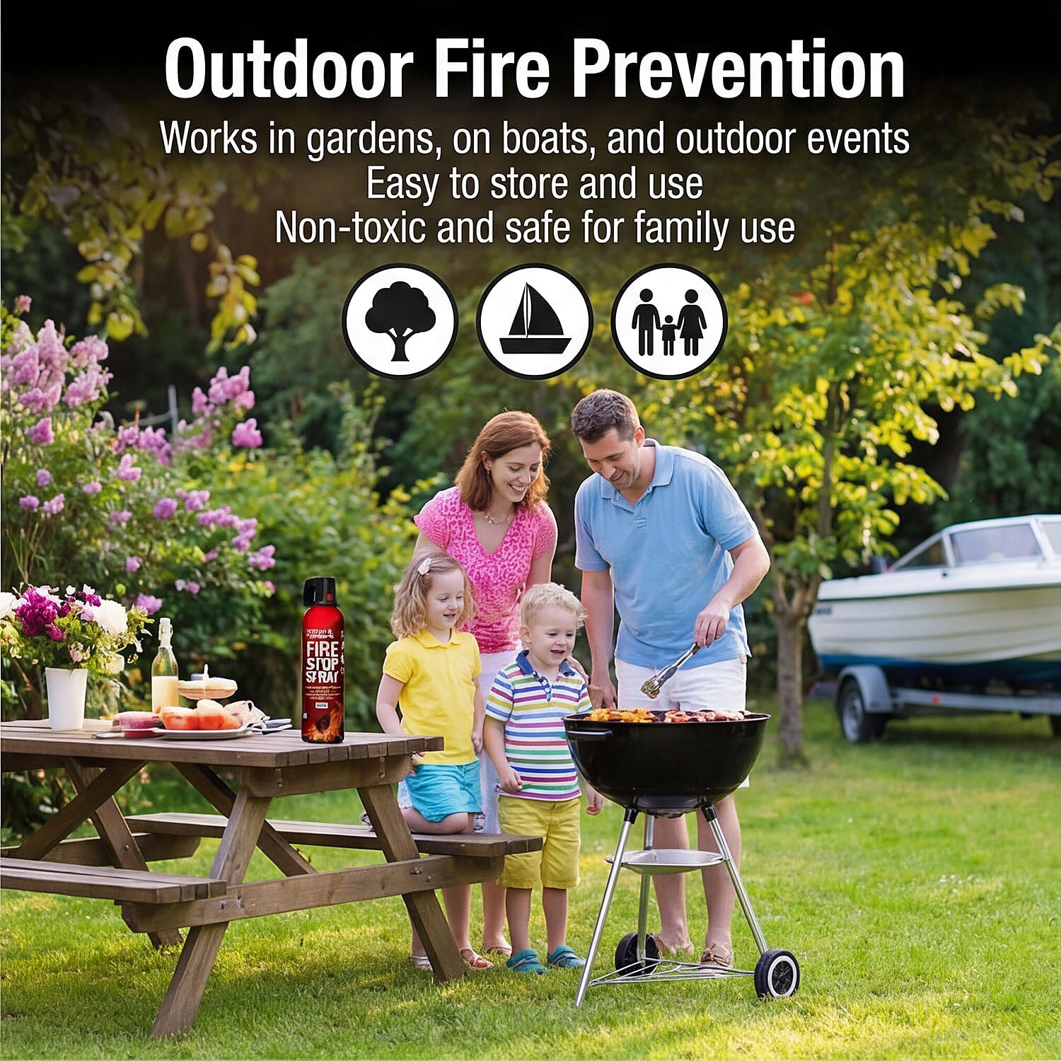 Spear - Jackson Fire Stop Spray (750g) - Red