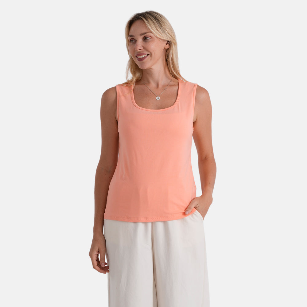 & Maisi Solid Blouse (Size - Small) - Orange_8509226