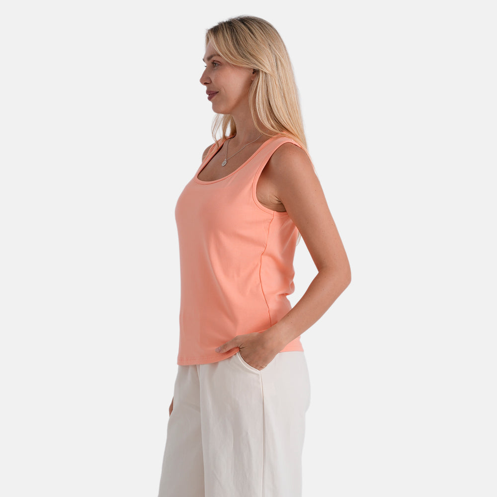 & Maisi Solid Blouse (Size - Small) - Orange_8509226_3