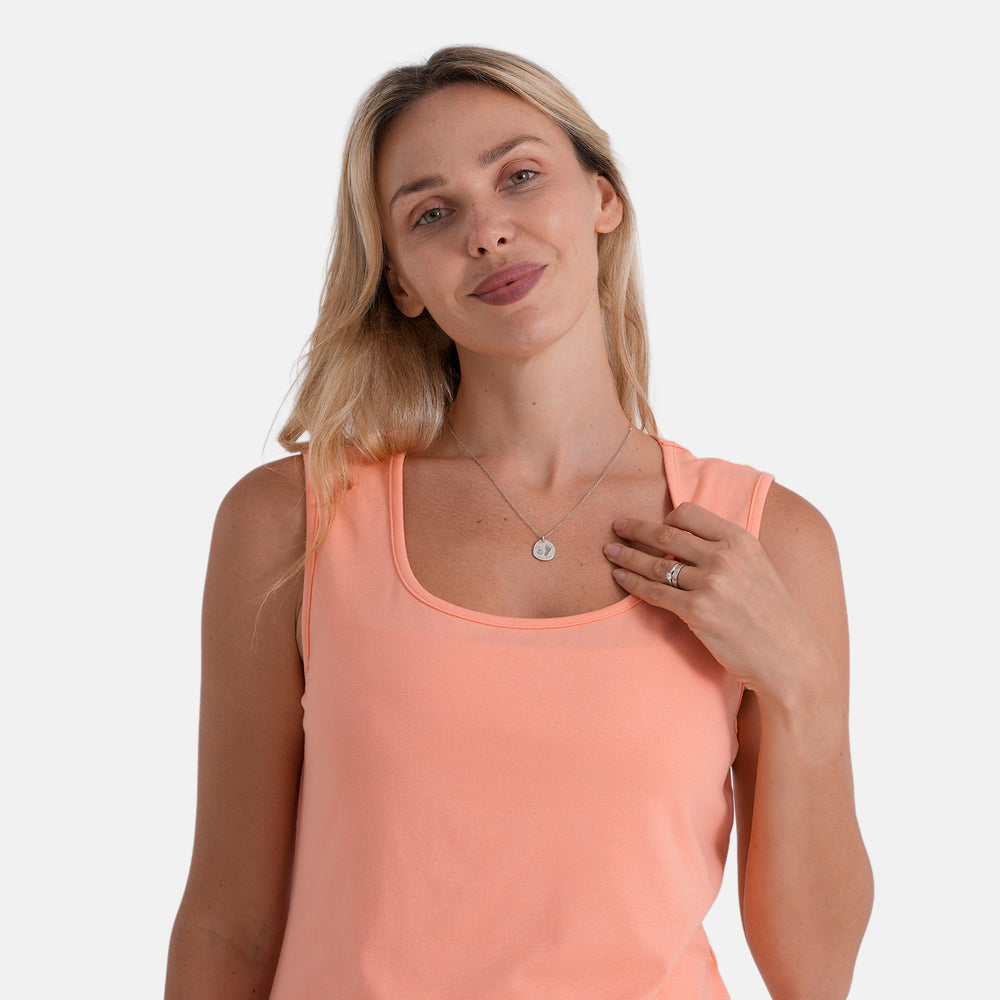 & Maisi Solid Blouse (Size - Small) - Orange_8509226_4