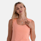 & Maisi Solid Blouse (Size - Small) - Orange_8509226_4