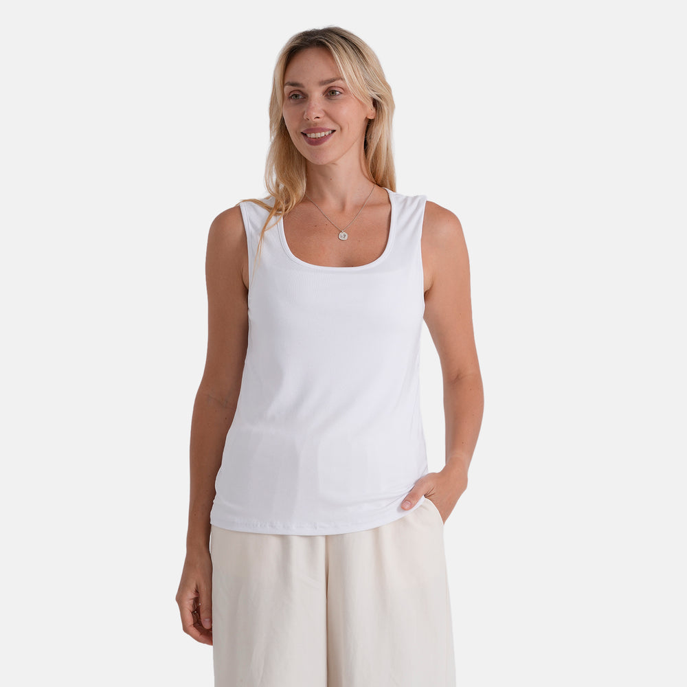 & Maisi Solid Blouse (Size - Small) - White_8509230