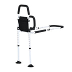 "Bliss & Beyond Bedside support - White+black Product material: Carbon steel + foam Product size: L:77-91cm,W:54cm,H:96.7-117.7cm Product weight: 5kg Weight capacity: 100-150kg_8509486_1