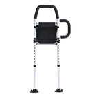 "Bliss & Beyond Bedside support - White+black Product material: Carbon steel + foam Product size: L:77-91cm,W:54cm,H:96.7-117.7cm Product weight: 5kg Weight capacity: 100-150kg_8509486_2