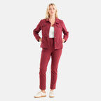 & Maisi Bengaline Style Stretch Jacket (Size 12) - Red_8509579