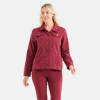 & Maisi Bengaline Style Stretch Jacket (Size 12) - Red_8509579_3