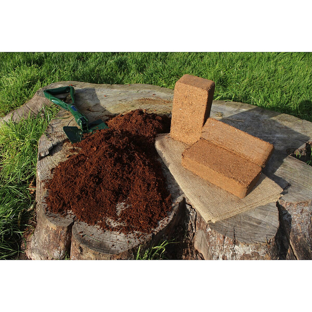 Coir Vital Grow Peat-Free Potting Mix - Sustainable Coconut Coir Substrate for Houseplants, Vegetables, and Containers with Superior Drainage and Neutral pH