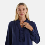 & Maisi Solid Top (Size - Large) - Blue & Purple_8510426_4