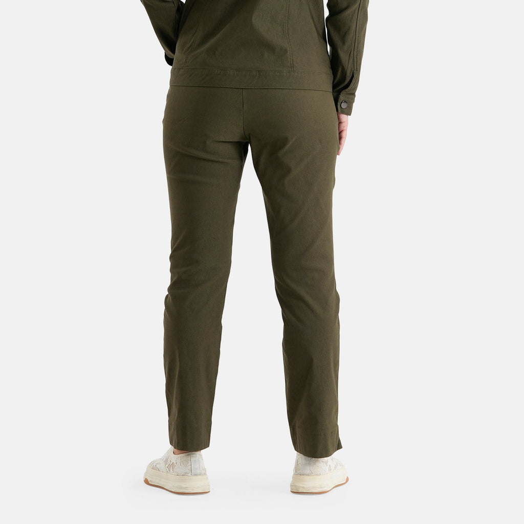 & maisi Women’s Fleece-Lined Stretch Trousers with Pockets – Warm Smart-Casual Trousers