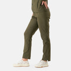 & maisi Women’s Fleece-Lined Stretch Trousers with Pockets – Warm Smart-Casual Trousers