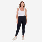 Emelia Pack of 2 Womens High Waisted Fleece Lined Thermal Leggings (Size M) - Khaki & Black_8512271_5