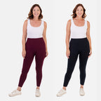 Emelia  Bottom and Legging - Black Burgandy_8512279