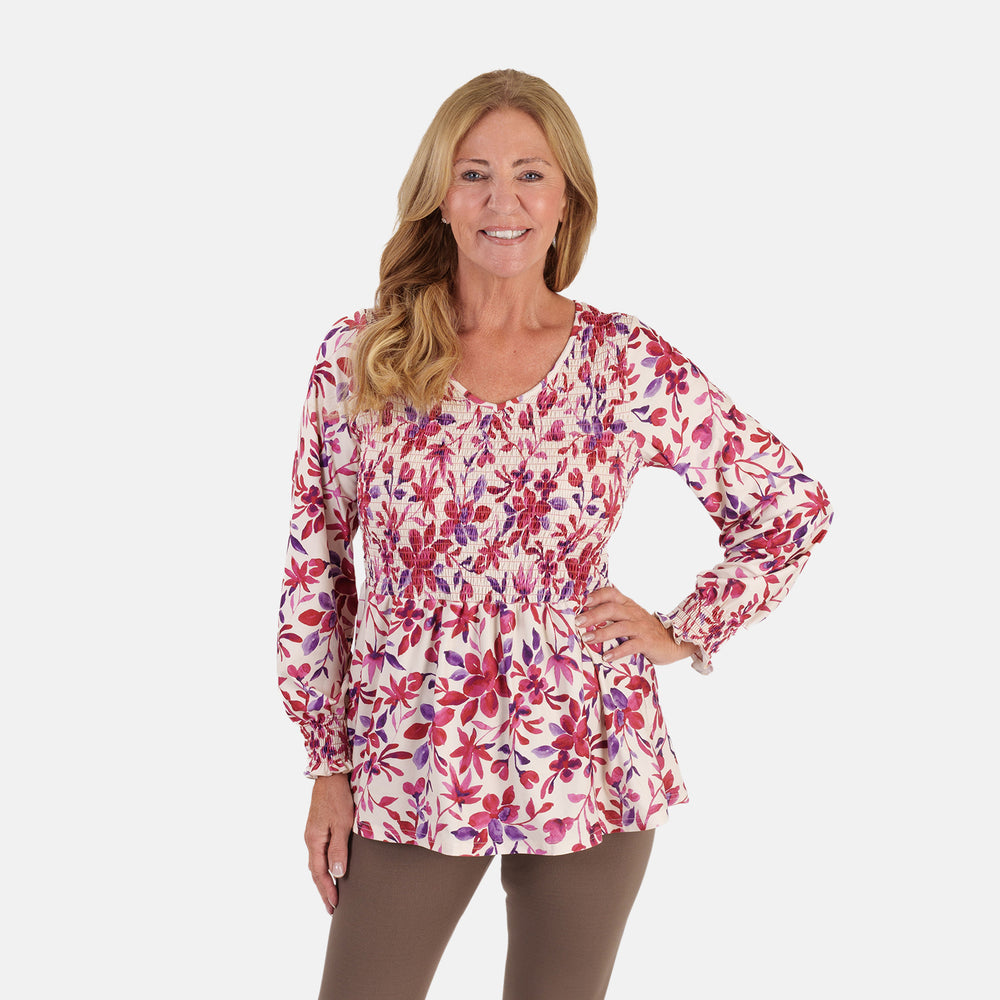 & Maisi  Top (Size - Large) - Floral_8512473