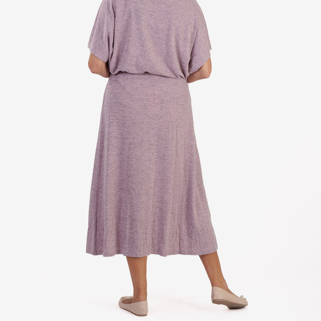 & Maisi Brushed Long Skirt (Size L) - Dusty Rose_8513737_2