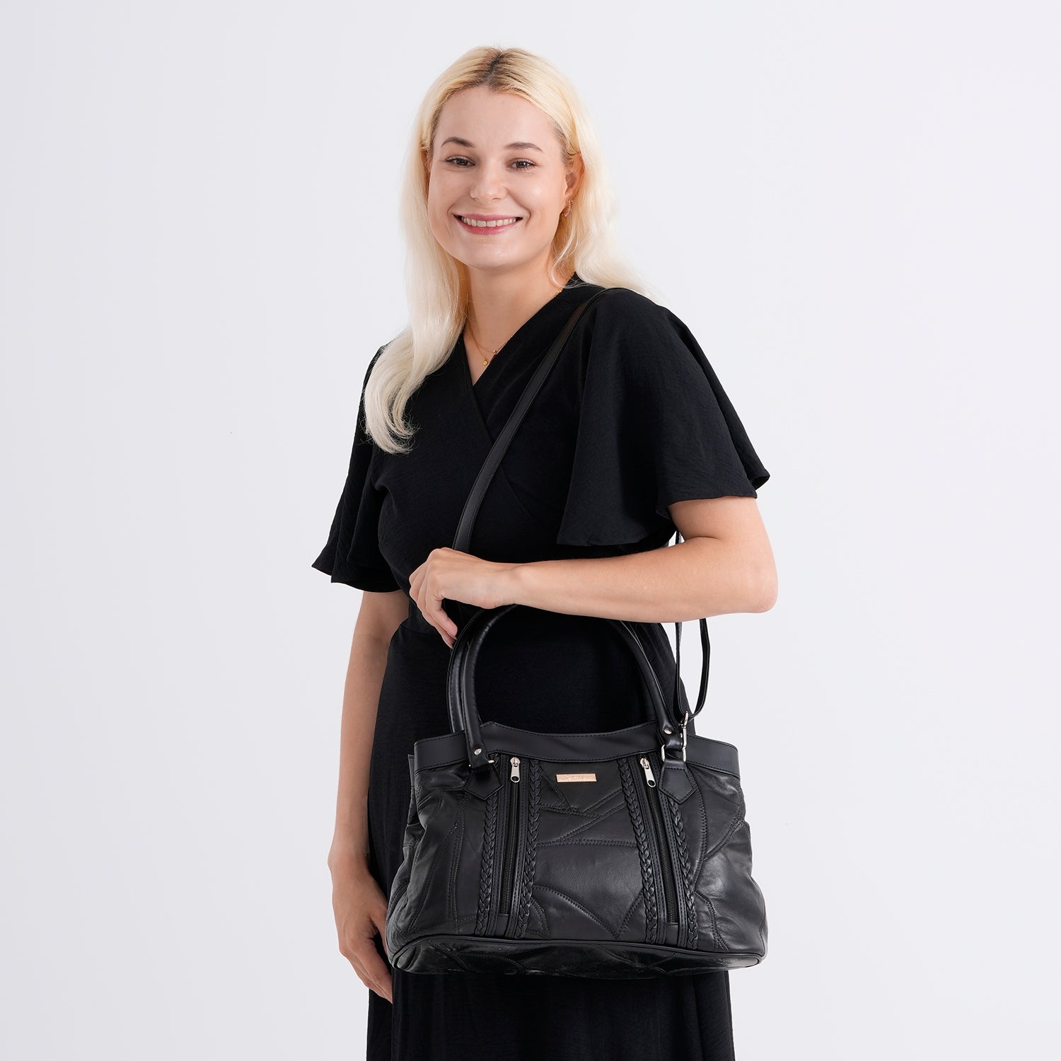 Styled By Crossbody Bag (Size - One Size) - Black_8514297_2