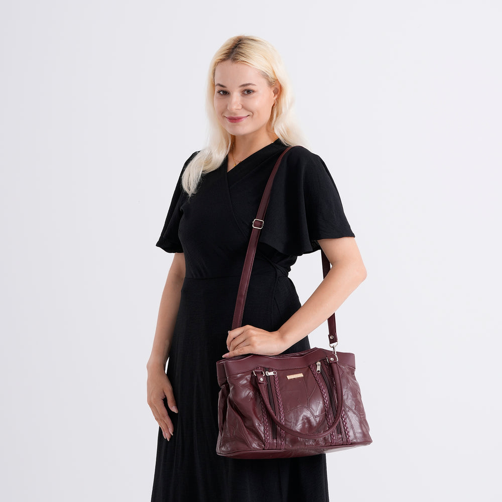 Styled By Crossbody Bag (Size - One Size) - Burgundy_8514474_2