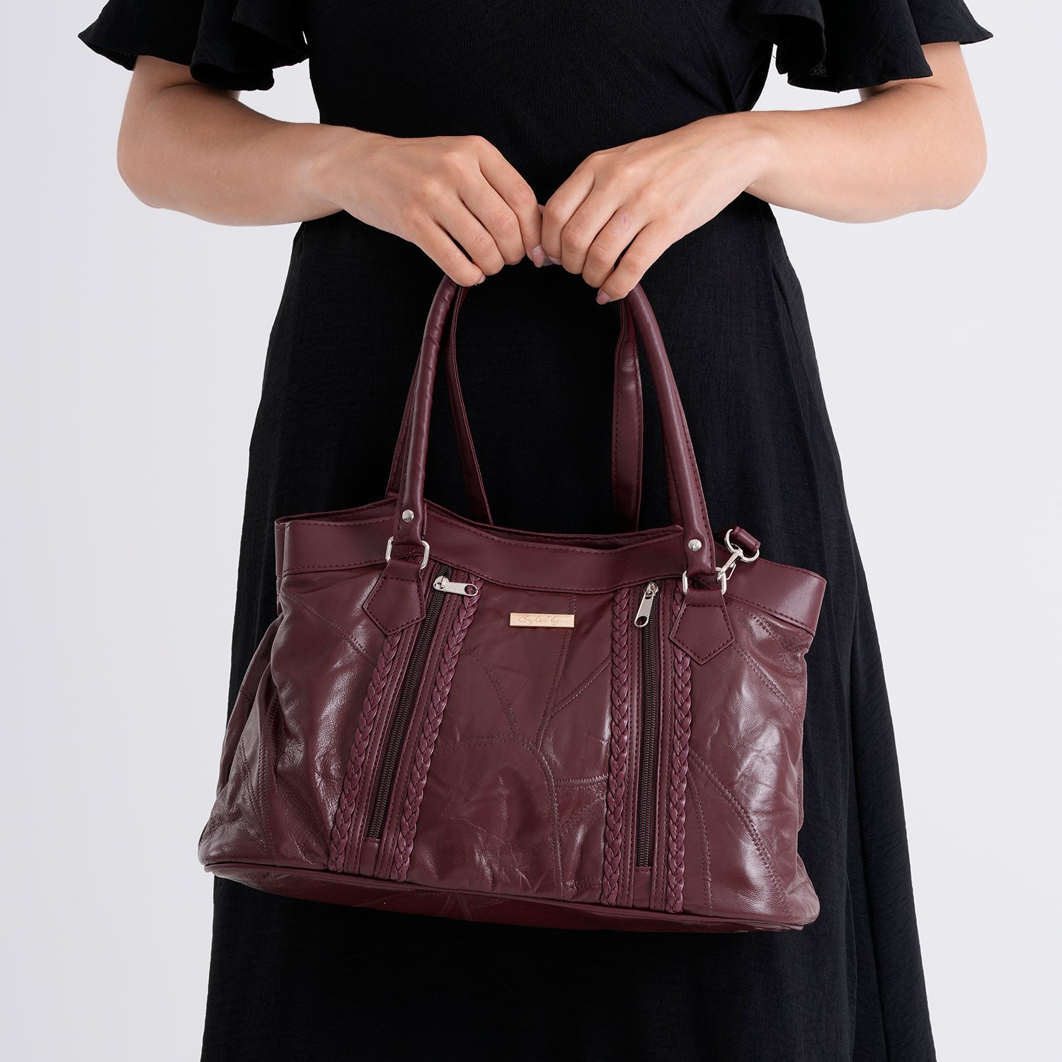 Styled By Crossbody Bag (Size - One Size) - Burgundy_8514474_3